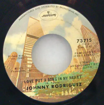 Johnny Rodriguez - Love Put A Song In My Heart