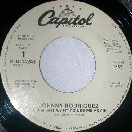 Johnny Rodriguez - You Might Want To Use Me Again