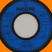 7inch Vinyl Single - Johnny Roman - I Love You / Treat Me Like A Man