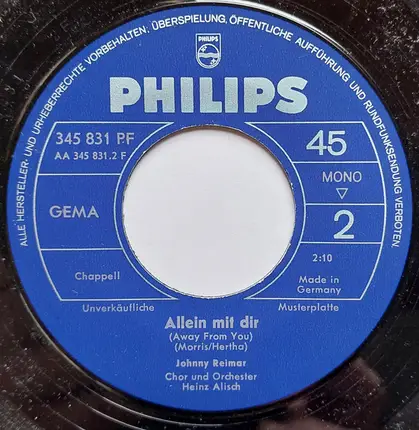 Johnny Reimar - Rote Lippen Hat Luise