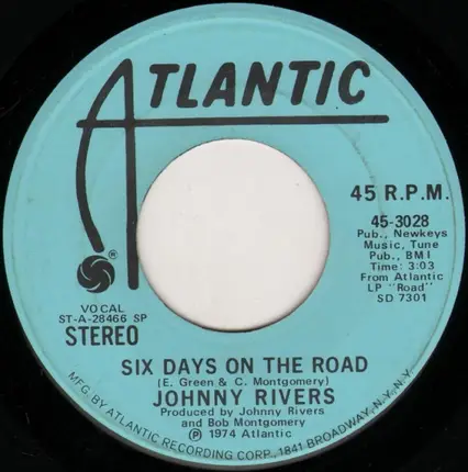 Johnny Rivers - Six Days On The Road
