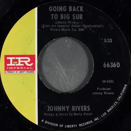 Johnny Rivers - These Are Not My People / Going Back To Big Sur