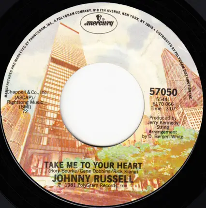 Johnny Russell - Here's To The Horses / Take Me To Your Heart