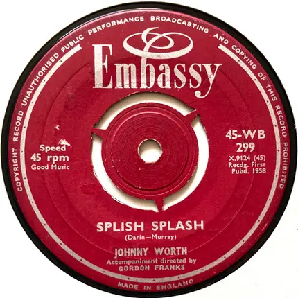 Johnny Worth - Splish Splash