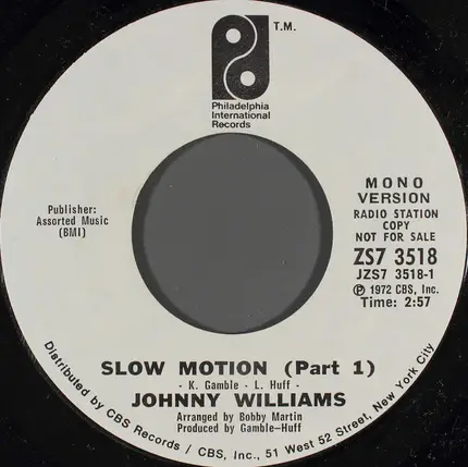 Johnny Williams - Slow Motion (Part 1)
