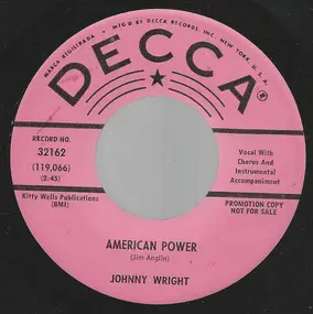 JOHNNY WRIGHT - American Power