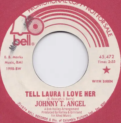 Johnny T. Angel - Tell Laura I Love Her