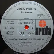 LP - Johnny Thunders - So Alone