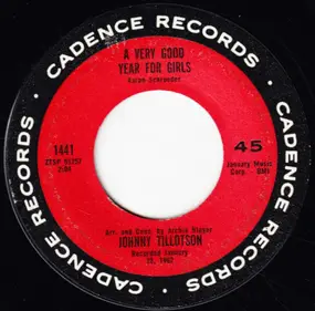 Johnny Tillotson - A Very Good Year For Girls / Funny How Time Slips Away