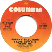 Johnny Tillotson - I love how she needs me