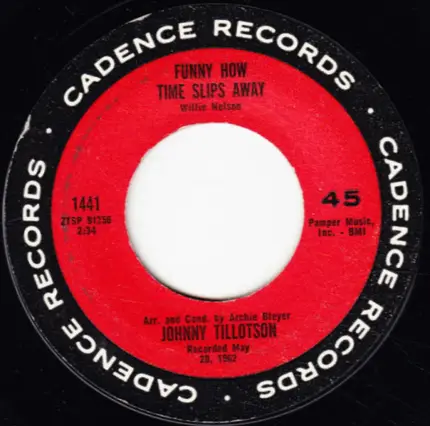 Johnny Tillotson - A Very Good Year For Girls / Funny How Time Slips Away