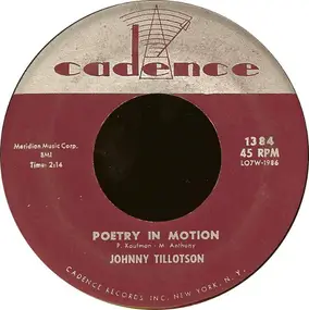 Johnny Tillotson - Poetry In Motion