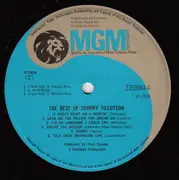 LP - Johnny Tillotson - The Best Of Johnny Tillotson