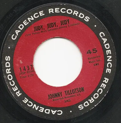 Johnny Tillotson - You Can Never Stop Me Loving You