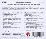 CD - Johnny Varro - Speak Low