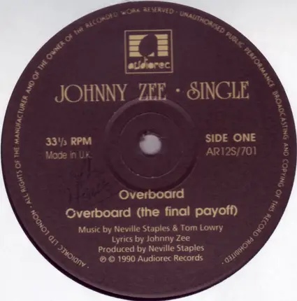 Johnny Zee - Overboard
