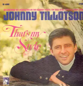 Johnny Tillotson - That's My Style