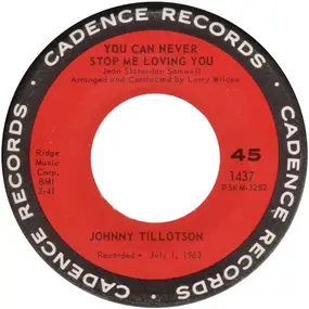 Johnny Tillotson - You Can Never Stop Me Loving You