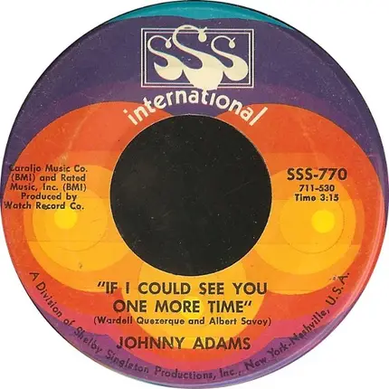 Johnny Adams - Reconsider Me