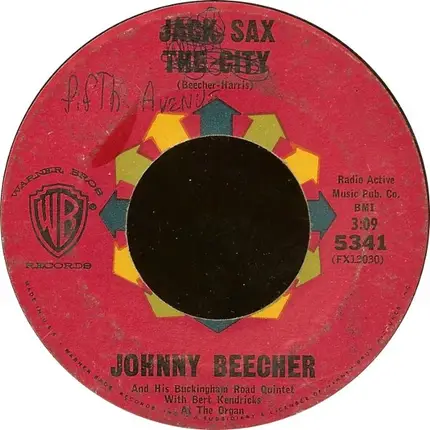 Johnny Beecher And His Buckingham Road Quintet - Sax Fifth Avenue / Jack Sax The City