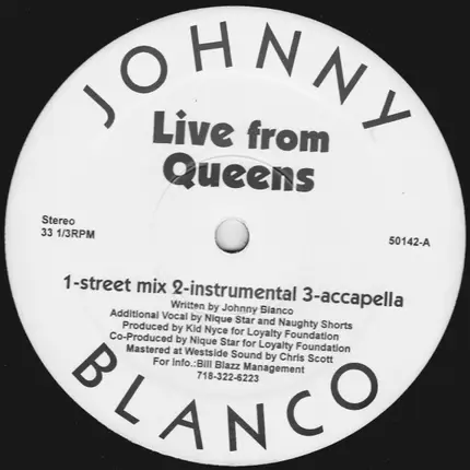 Johnny Blanco - Live From Queens
