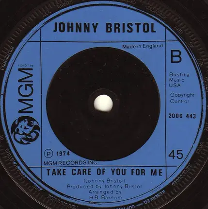 Johnny Bristol - Hang on in There Baby