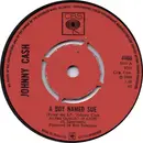 7inch Vinyl Single - Johnny Cash - A Boy Named Sue / San Quentin - Pushout centre