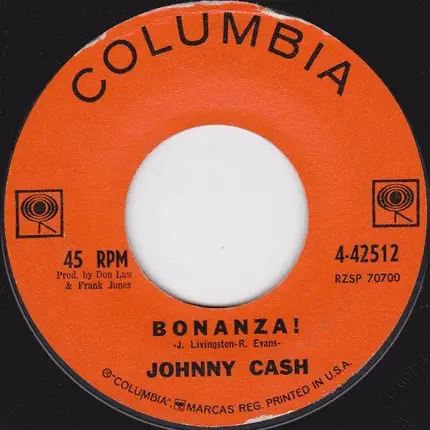 Johnny Cash - Bonanza! / Pick A Bale O' Cotton