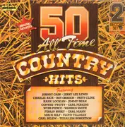 Double LP - Johnny Cash, Jerry Lee Lewis, Carl Mann,.. - 50 All Time Country Hits