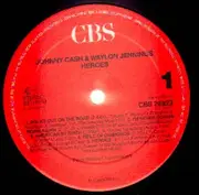 LP - Johnny Cash and Waylon Jennings - Heroes: Johnny Cash and Waylon Jennings