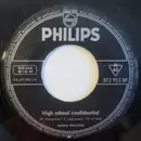 7inch Vinyl Single - Johnny Hallyday - High School Confidential / Let's Twist Again