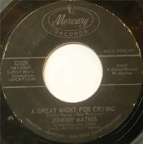 Johnny Mathis - A Great Night For Crying / Bye Bye Barbara