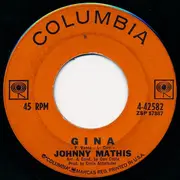 7inch Vinyl Single - Johnny Mathis - Gina