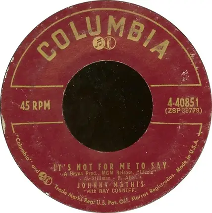 Johnny Mathis With Ray Conniff - Warm And Tender