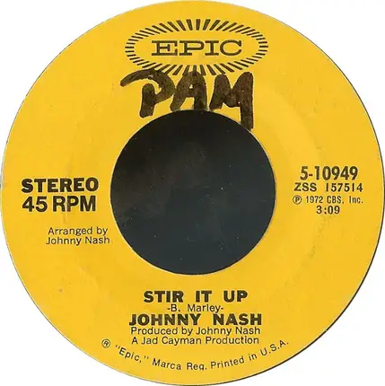Johnny Nash - Stir It Up