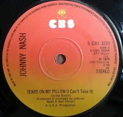 Johnny Nash - Tears on My Pillow