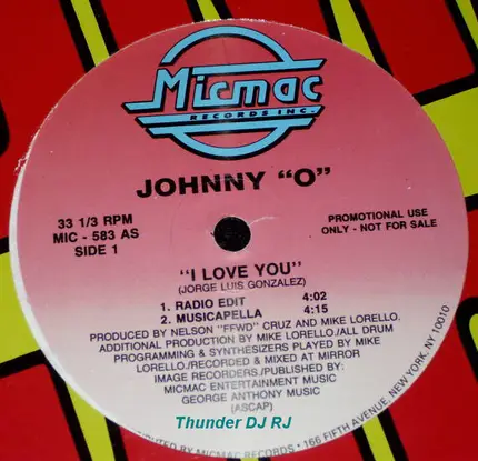 Johnny O - I Love You