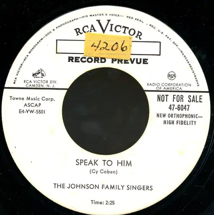 Johnson Family Singers - Don't Let The Devil Ride