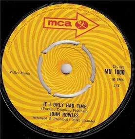 John Rowles - If I Only Had Time