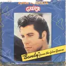 7inch Vinyl Single - John Travolta - Sandy - Red Ink Injection Labels