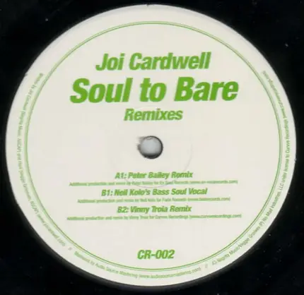 Joi Cardwell - Soul To Bare (Remixes)