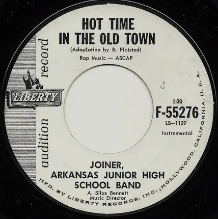 Joiner, Arkansas Junior High School Band - Arkansas Traveler / Hot Time In The Old Town