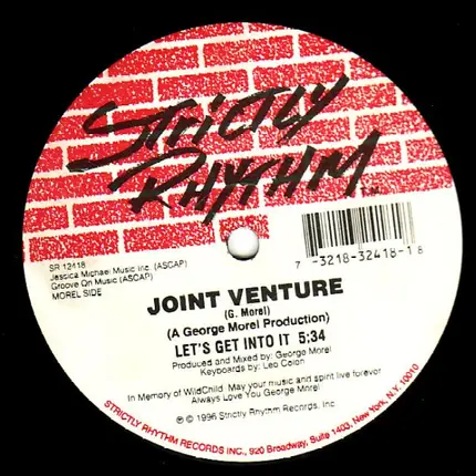 Joint Venture - Let's Get Into It / Stand Up