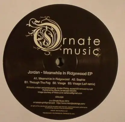 Jordan - Meanwhile In Ridgewood Ep