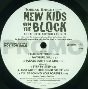 Jordan Knight - Jordan Knight Performs New Kids On The Block (The Limited Edition Remix EP)