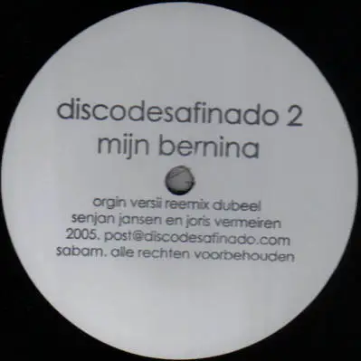 Joris Vermeiren / Senjan Jansen - Mijn Bernina