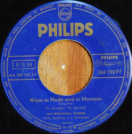 Jost Wöhrmann - Ihr Blauen Berge / Wenn Es Nacht Wird In Montana