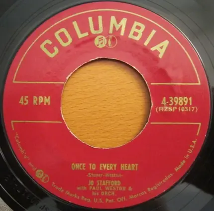 Jo Stafford With Paul Weston And His Orchestra - Keep It A Secret
