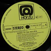 LP - José Marcello And His Orchestra - Dance To The Pop Hits