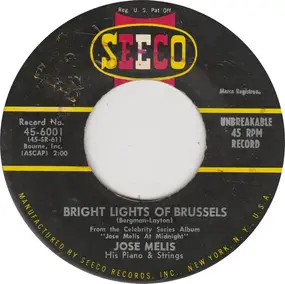 José Melis - Sweet and Lovely / Bright Lights Of Brussels